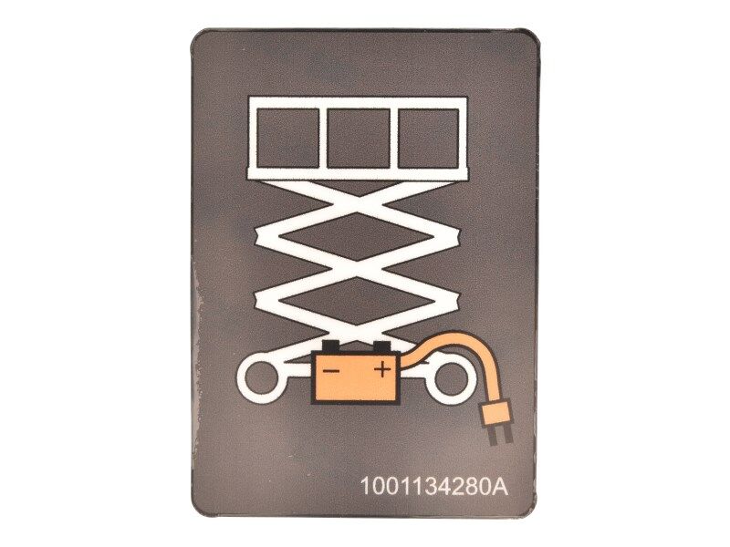 1001134280 Charger Label Decal | JLG