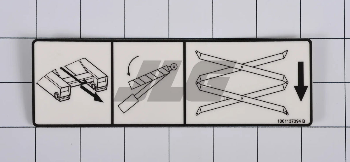 1001137394 Decal, Cylinder Prop | JLG