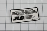 1001143852 Decal, Lrc Epa | JLG