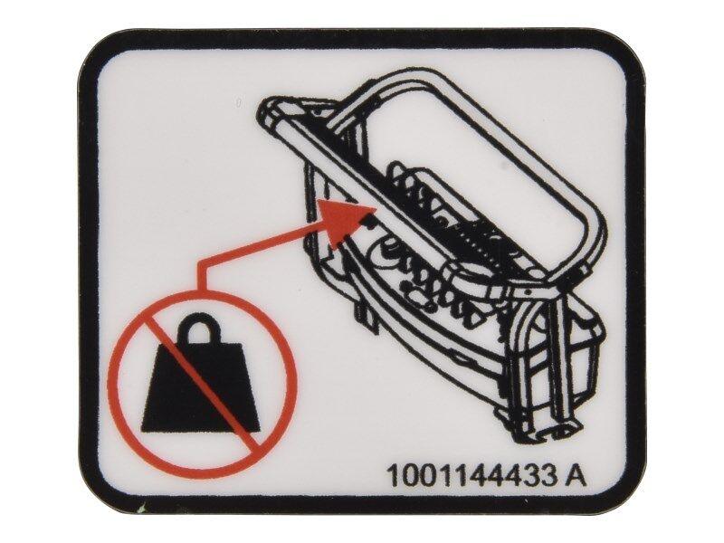 1001144433 No Weight Decal | JLG