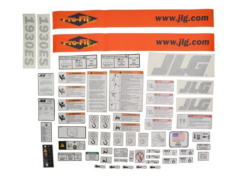 1001149795 1930Es Decal Kit (Service) | JLG