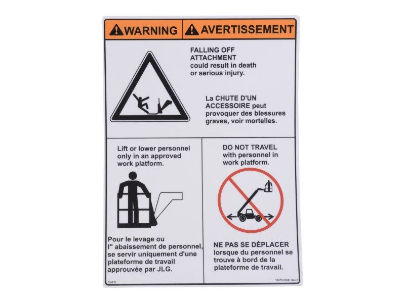 1001163206 Carry Personnel Decal Decal | JLG