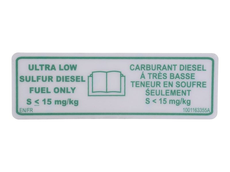 1001163355 Ultra Low Sulfur Fuel Decal | JLG