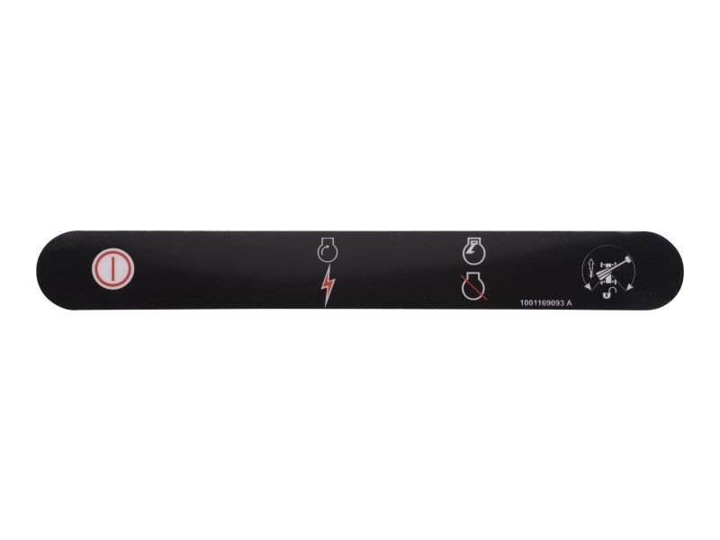 1001169093 Emergency Stop Decal | JLG