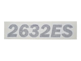 1001178304 Decal, 2632ES Model Design. | JLG