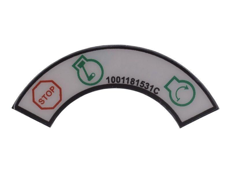 1001181531 Ignition Switch Decal | JLG