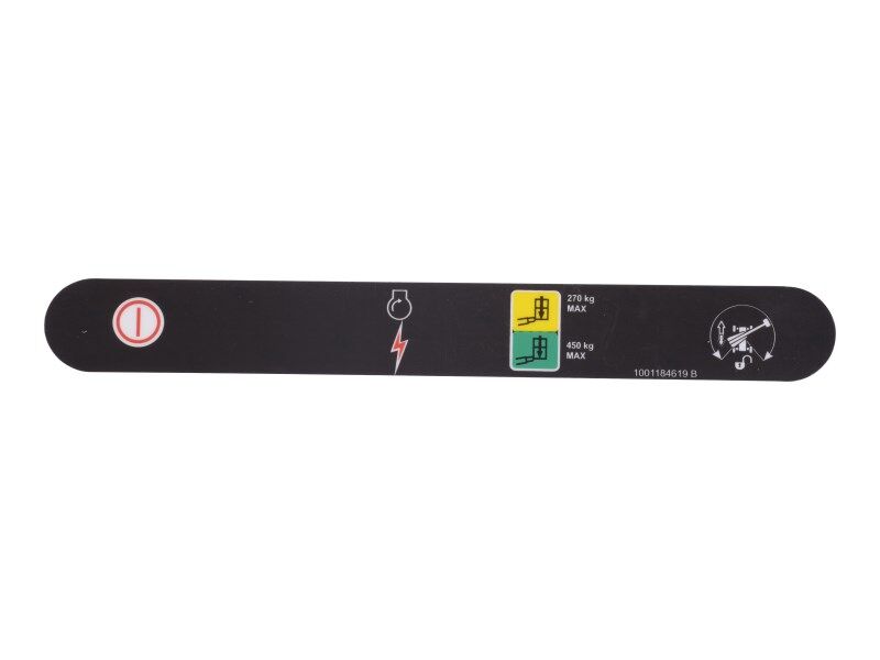 1001184619 Stop & Aux Power (Ce) Decal | JLG