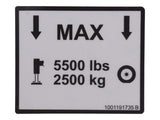 1001191735 Decal, Max Load | JLG