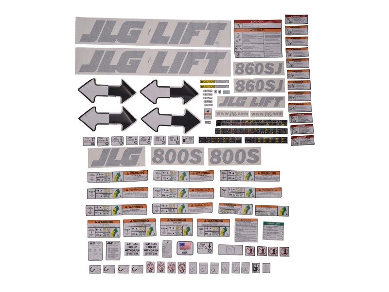 1001193640 Machine Decal Kit (Service) | JLG