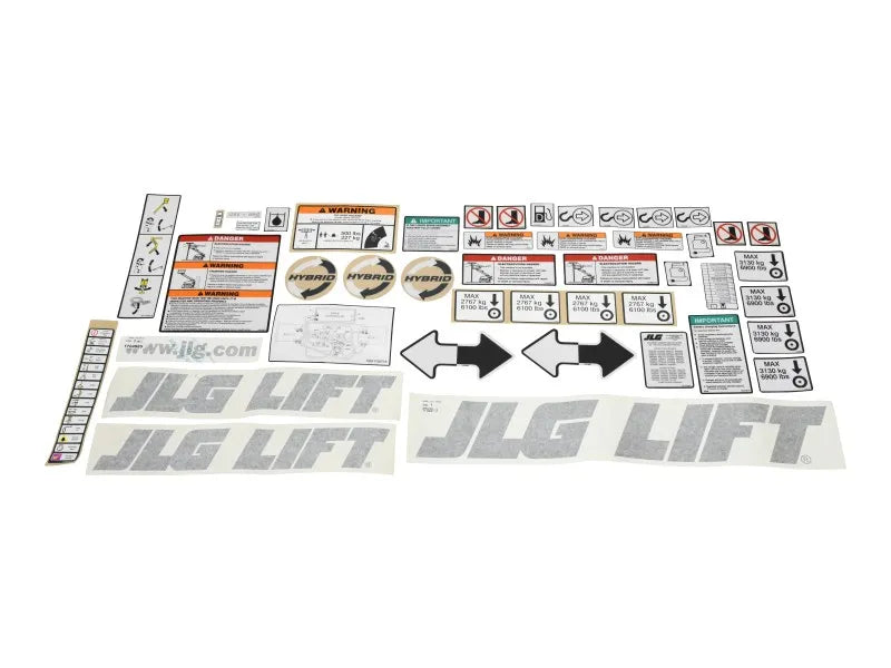 1001198648 (Service) E/M450 Decal Kit | JLG