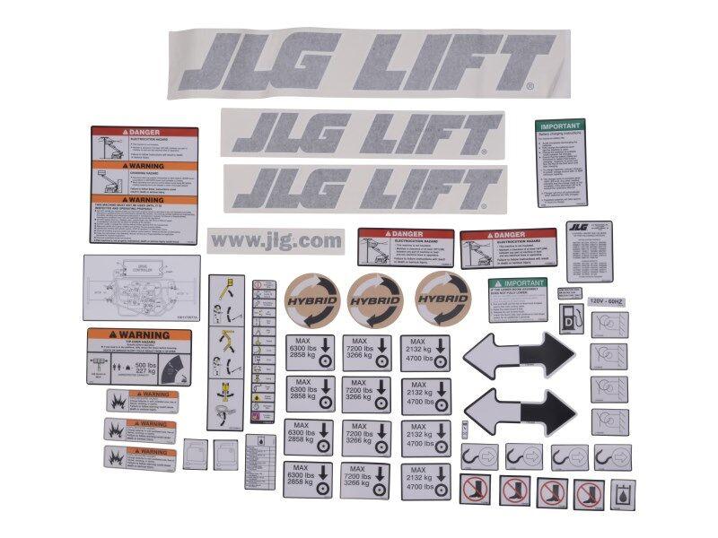 1001198649 (Service) E/M400 Decal Kit | JLG