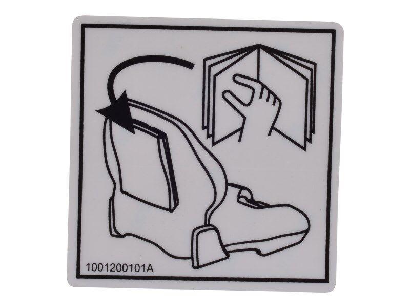 1001200101 Manual Location Decal | JLG