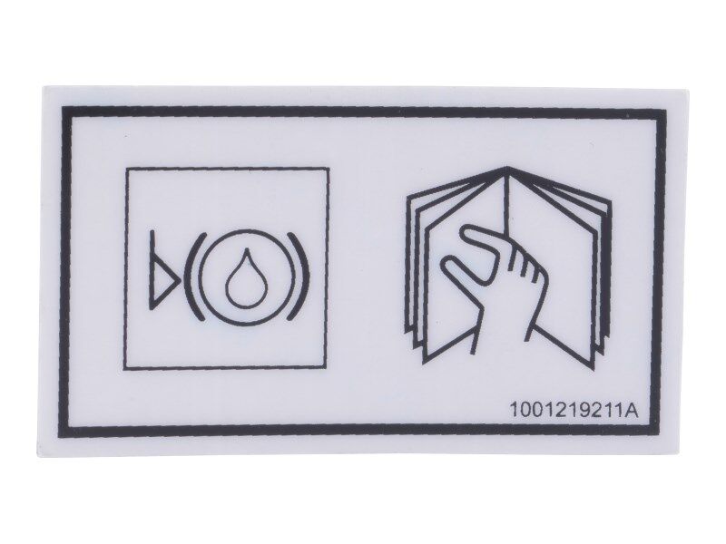 1001219211 Brake Fluid Spec Iso Decal | JLG