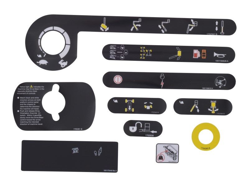 1001241342 (Service) Pltfrm Box Decal Kit | JLG