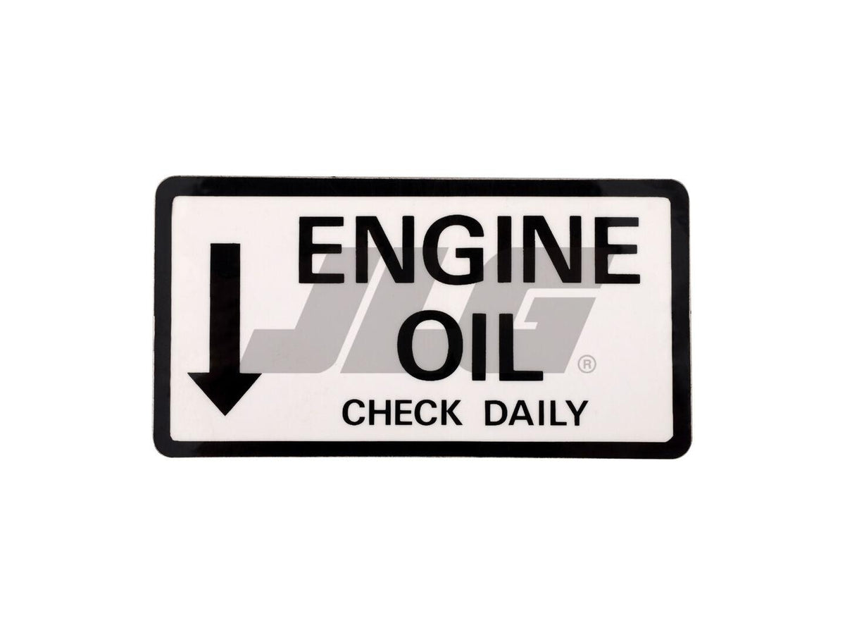 10121317 Decal, Engine Oil | JLG