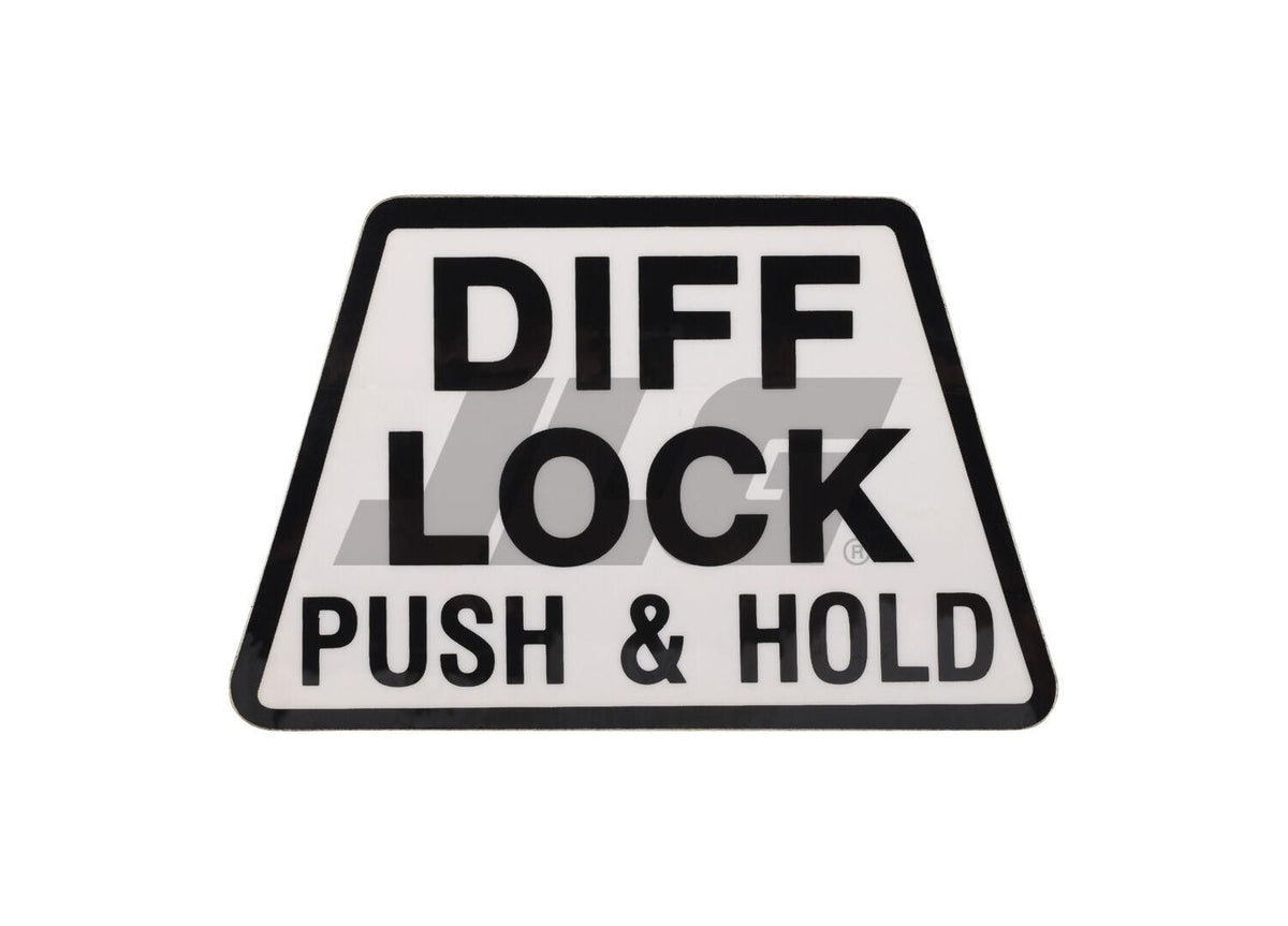 10121443 Decal Differential Lock (Foot) | JLG