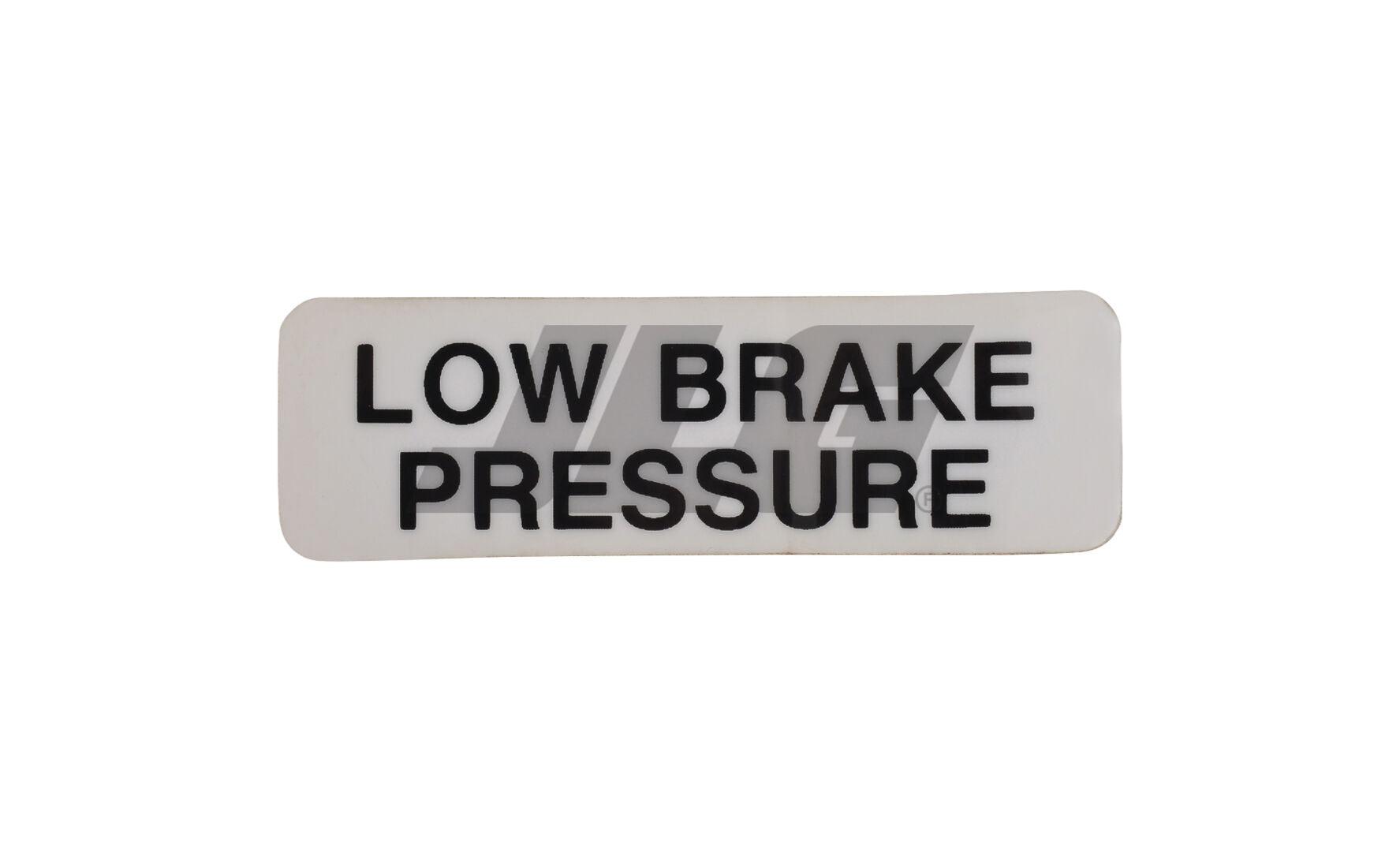 10124863 Warning - Brake Light (Supersedes 24863A) Decal | JLG