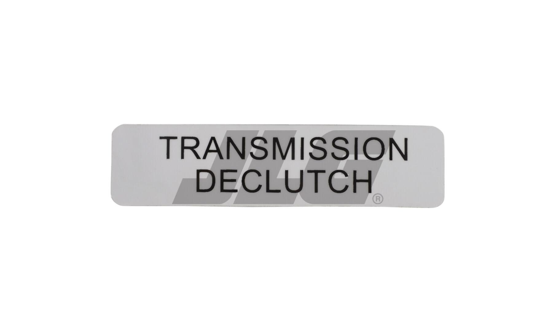 10135082 Transmission Declutch (Supersedes 35082A) Decal | JLG