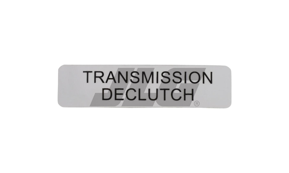10135082 Decal, Transmission Declutch | JLG