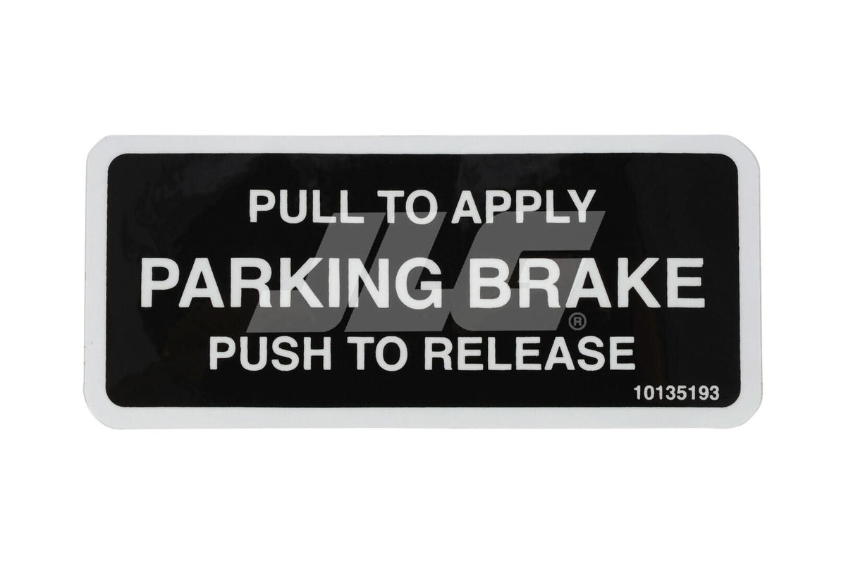 10135193 Decal, Parking Brake | JLG