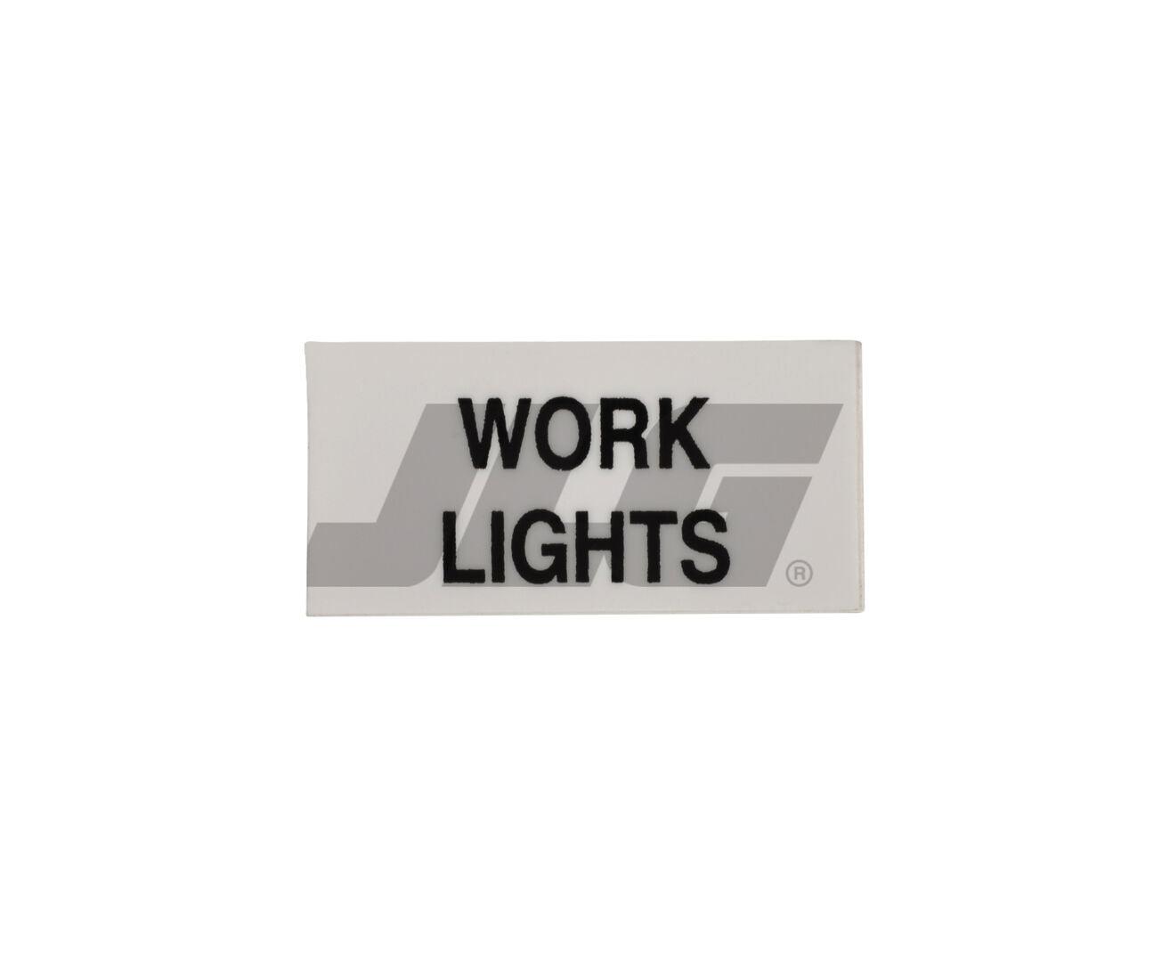 10138409 Work Lights Decal | JLG