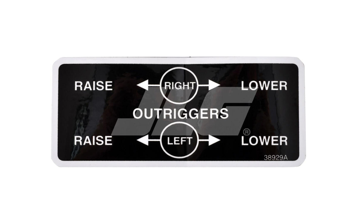 10138929 Decal, Outrigger Control | JLG