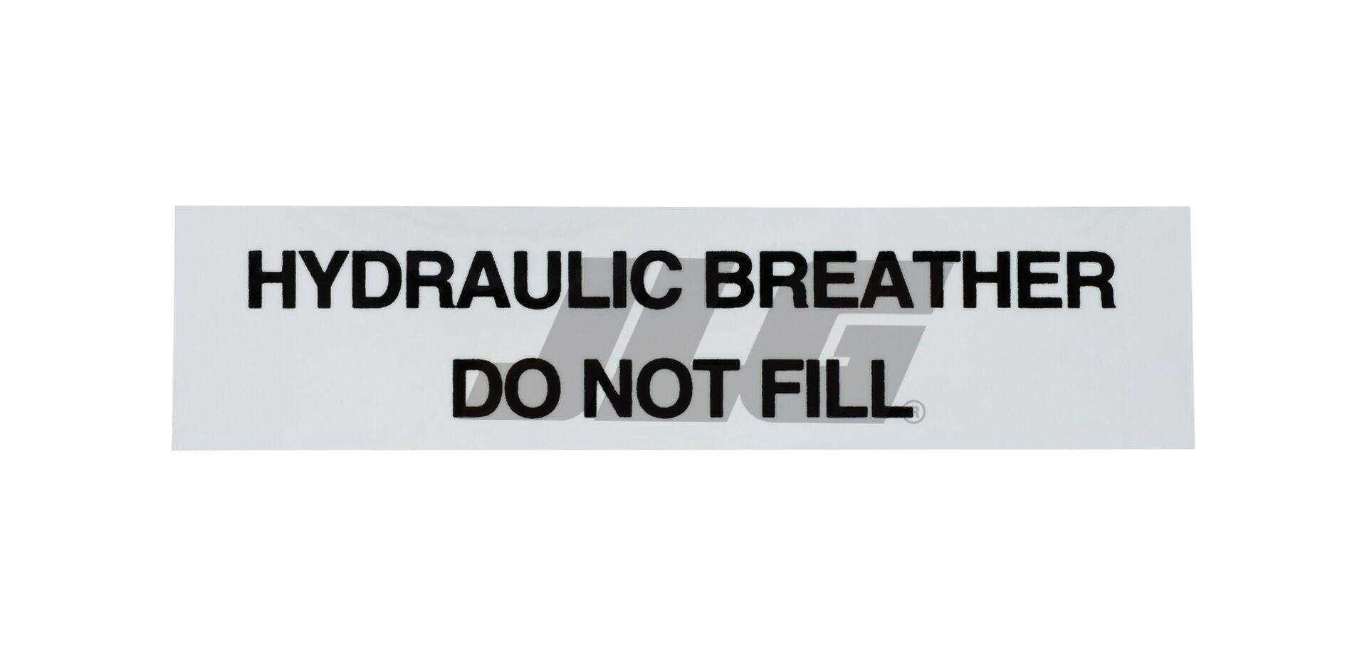 10139619 Hydraulic Breather Decal | JLG
