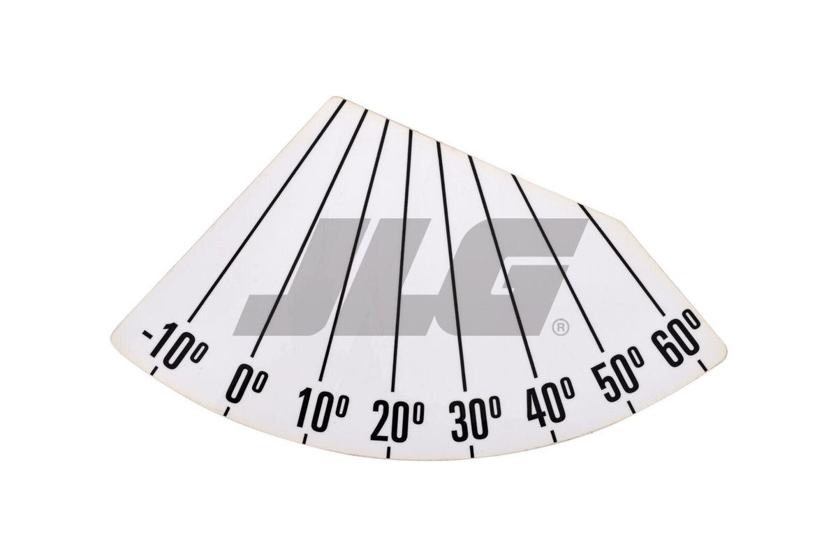 10215784 Decal, Angle Indicator (Supersedes 15784B) | JLG