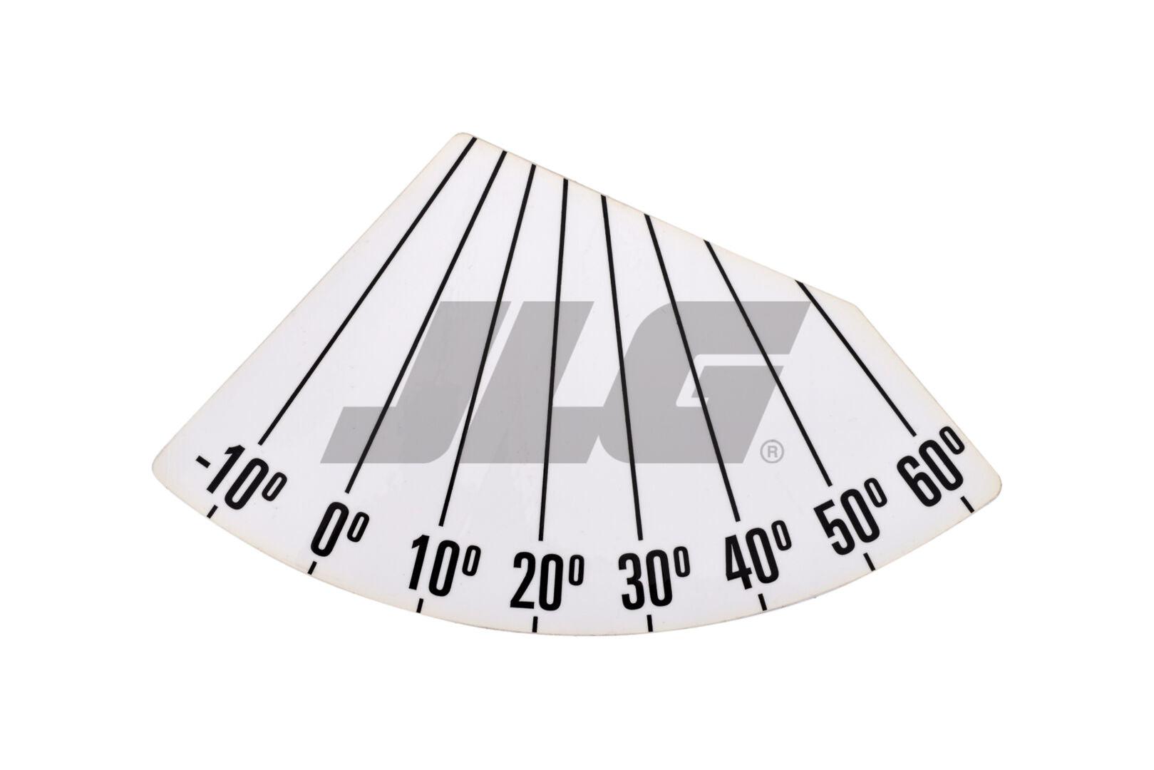 10215784 Angle Indicator (Supersedes 15784B) Decal | JLG