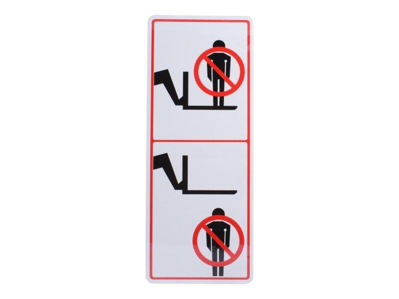 10224752 Carriage Safety (Supersedes 24752B) Decal | JLG