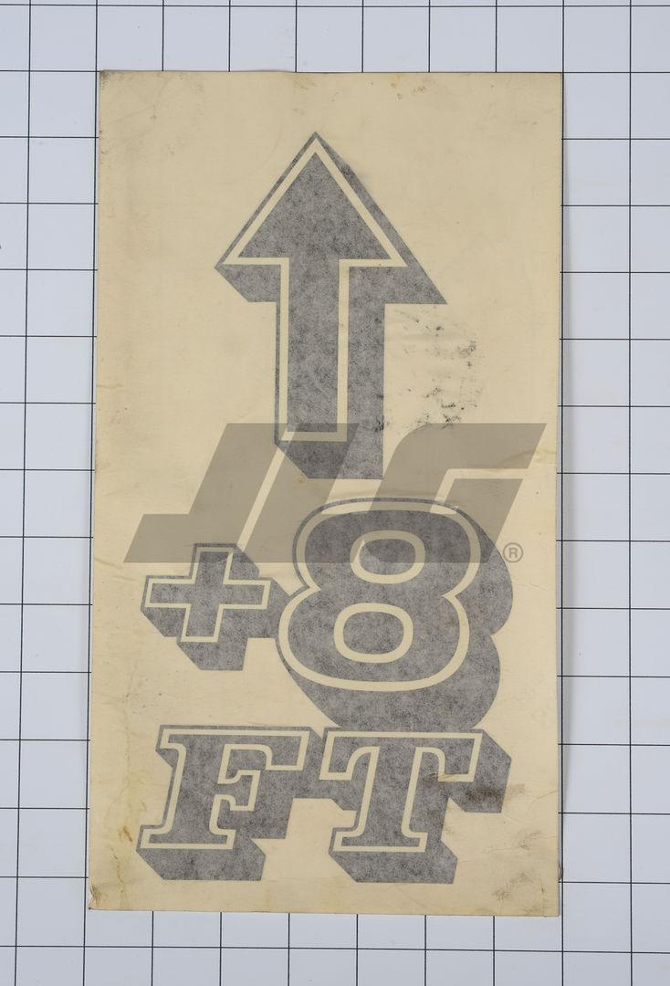 10239382 8 Ft. Tower Decal | JLG