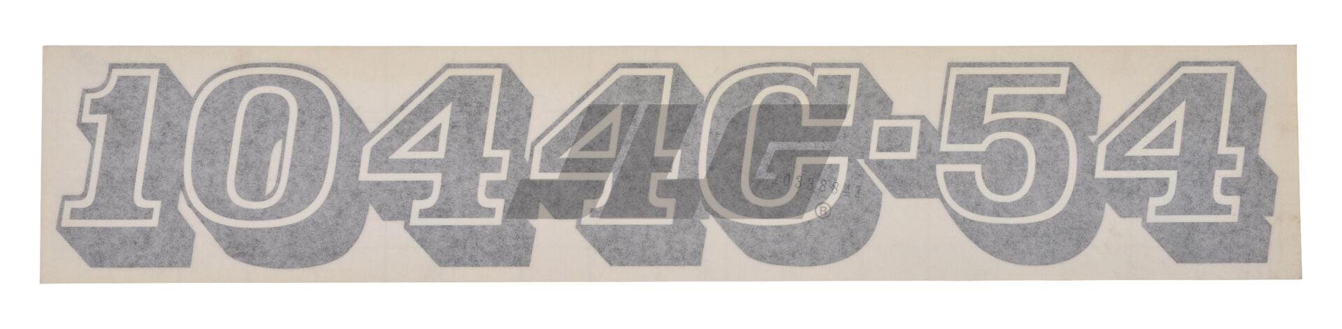 10338841 1044C-54 (Supersedes 38841C) Model Number Decal | JLG
