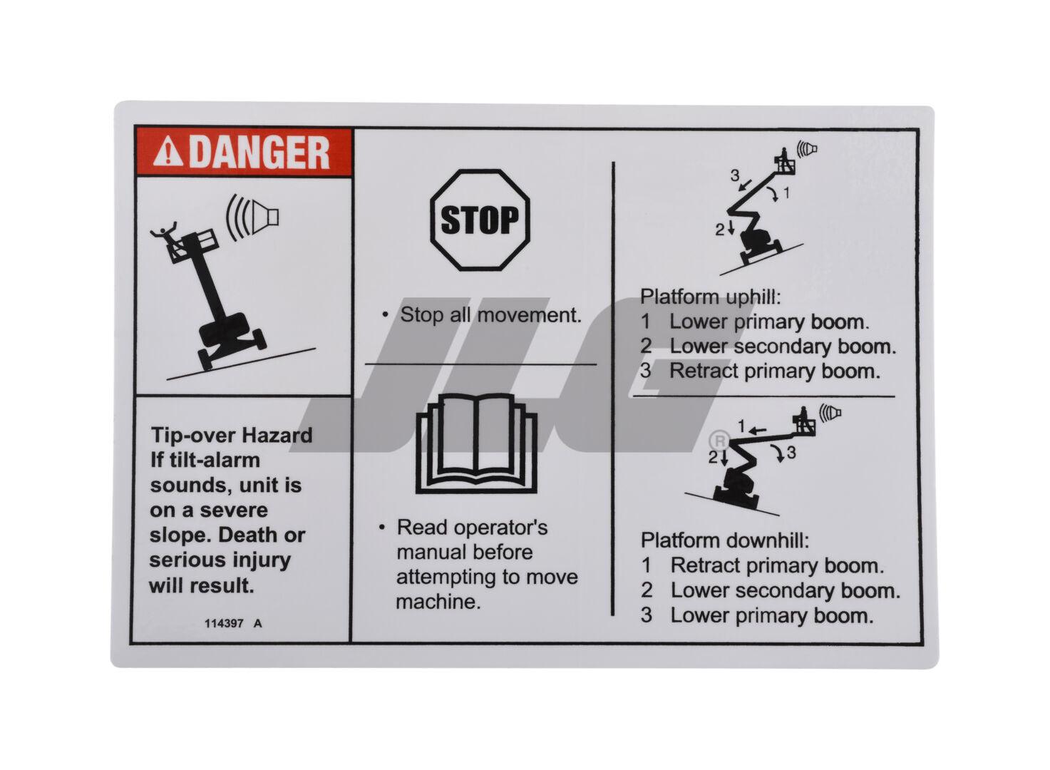 114397 Tilt Alarm Danger | Genie