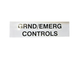 1701122 Decal, Nameplate Ground Control | JLG