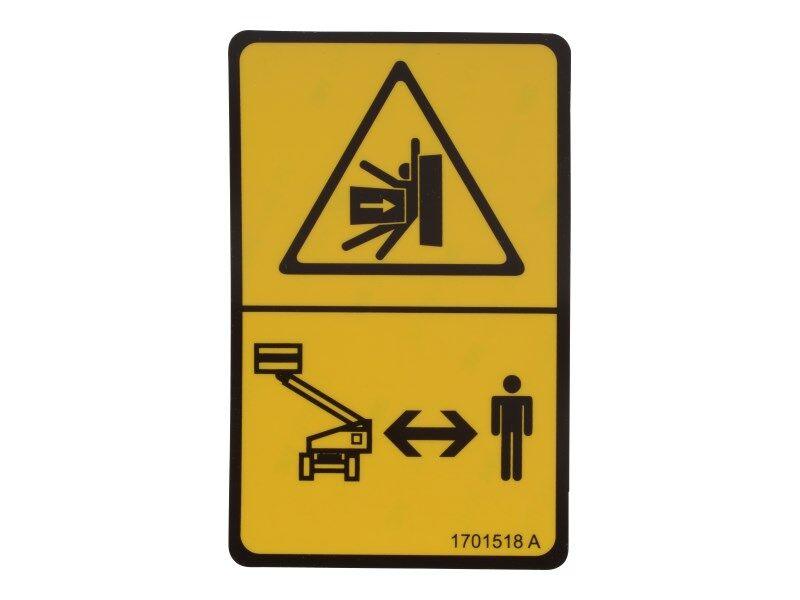 1701518 Decal, Crushing | JLG