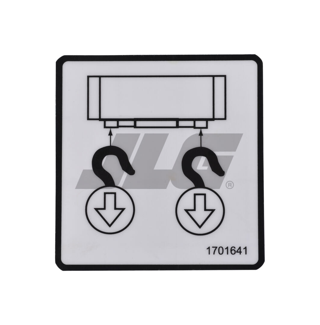 1701641 Tie Down Decal | JLG