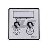 1701641 Decal, Tie Down | JLG