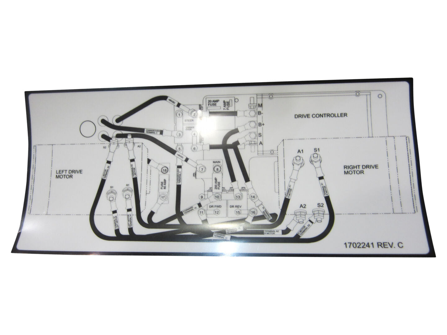 1702241 Cable Routing Decal | JLG