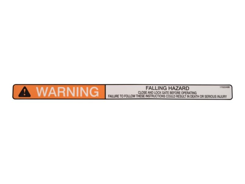 1702249 Decal, (Gate) | JLG