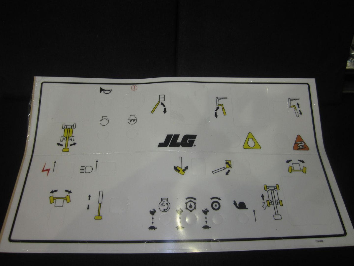 1702402 Decal, Console Box | JLG
