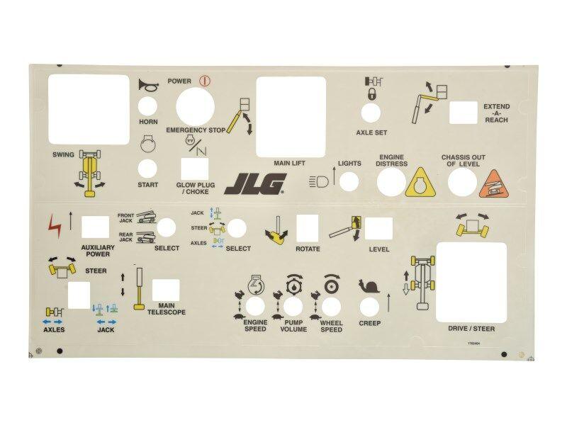 1702404 Decal, Console Box | JLG