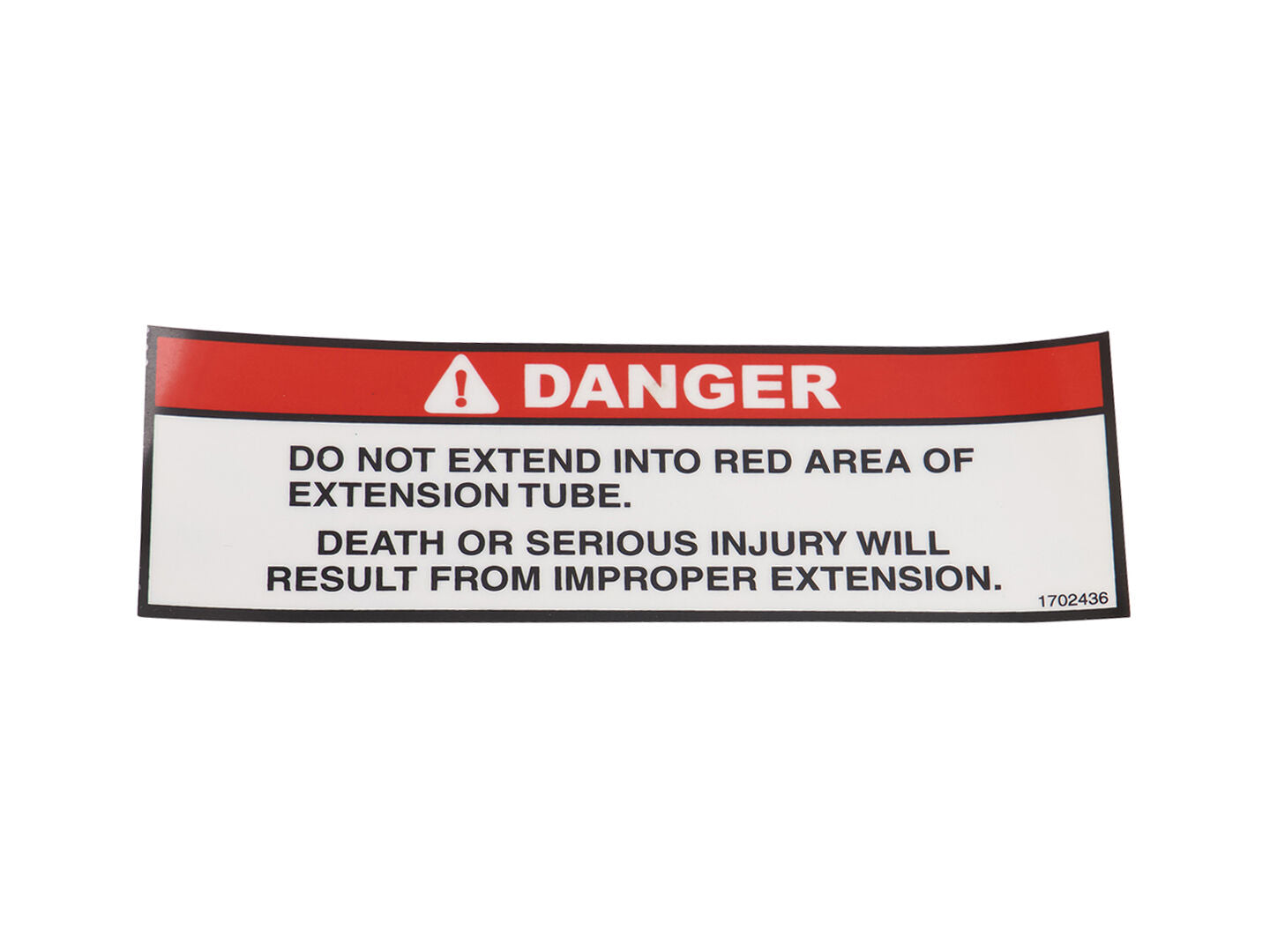 1702436 (Danger Ext) Decal | JLG