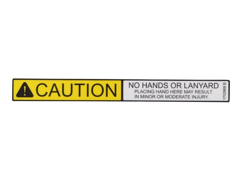 1702868 Decal, No Hands | JLG