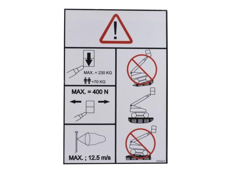 1703536 Cap Decal | JLG