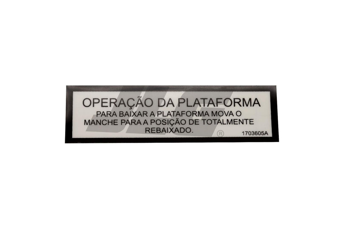 1703605 Decal Lift Down | JLG