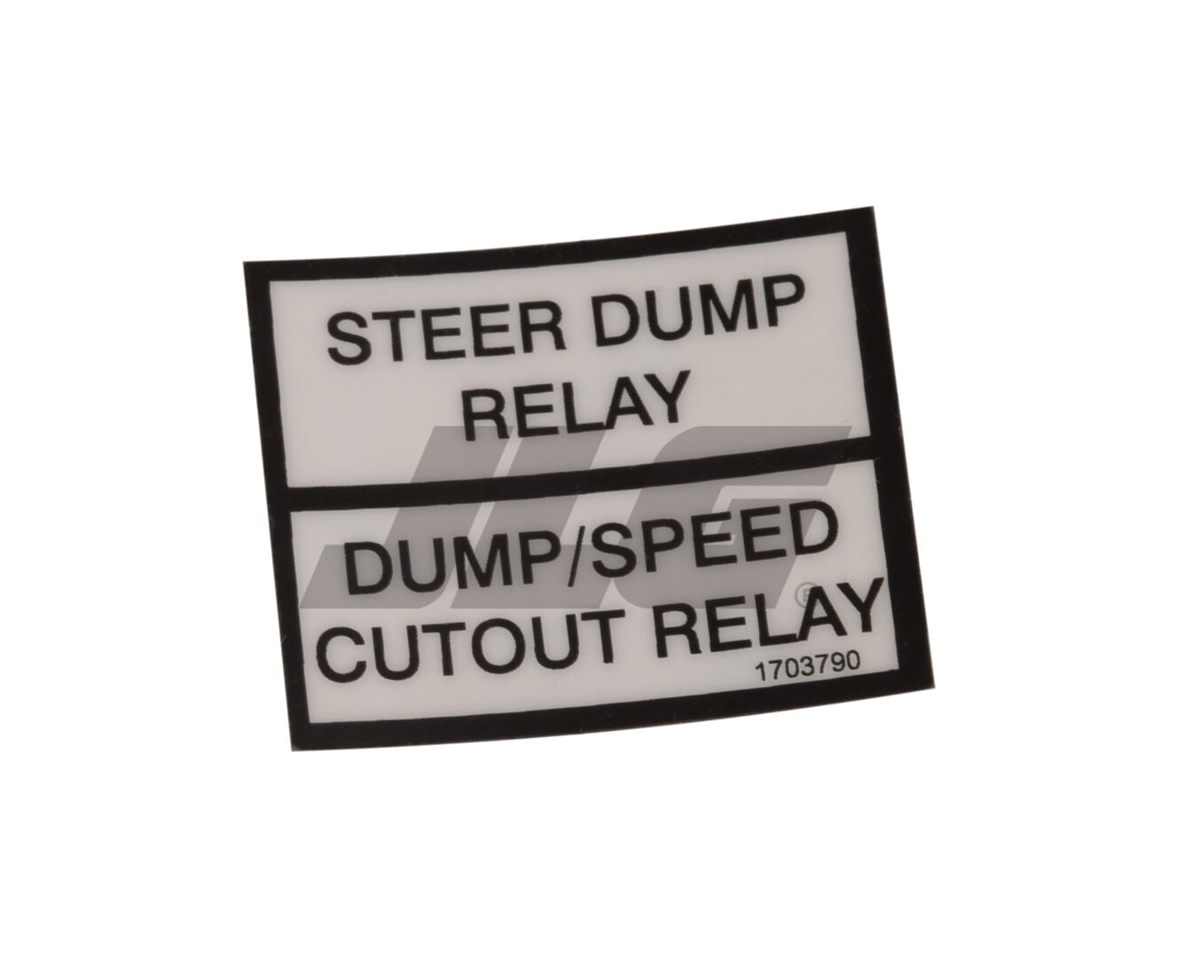 1703790 Relay Labels Decal | JLG