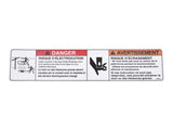1703865 Decal, Warn.Crush Hazard (Fre) | JLG