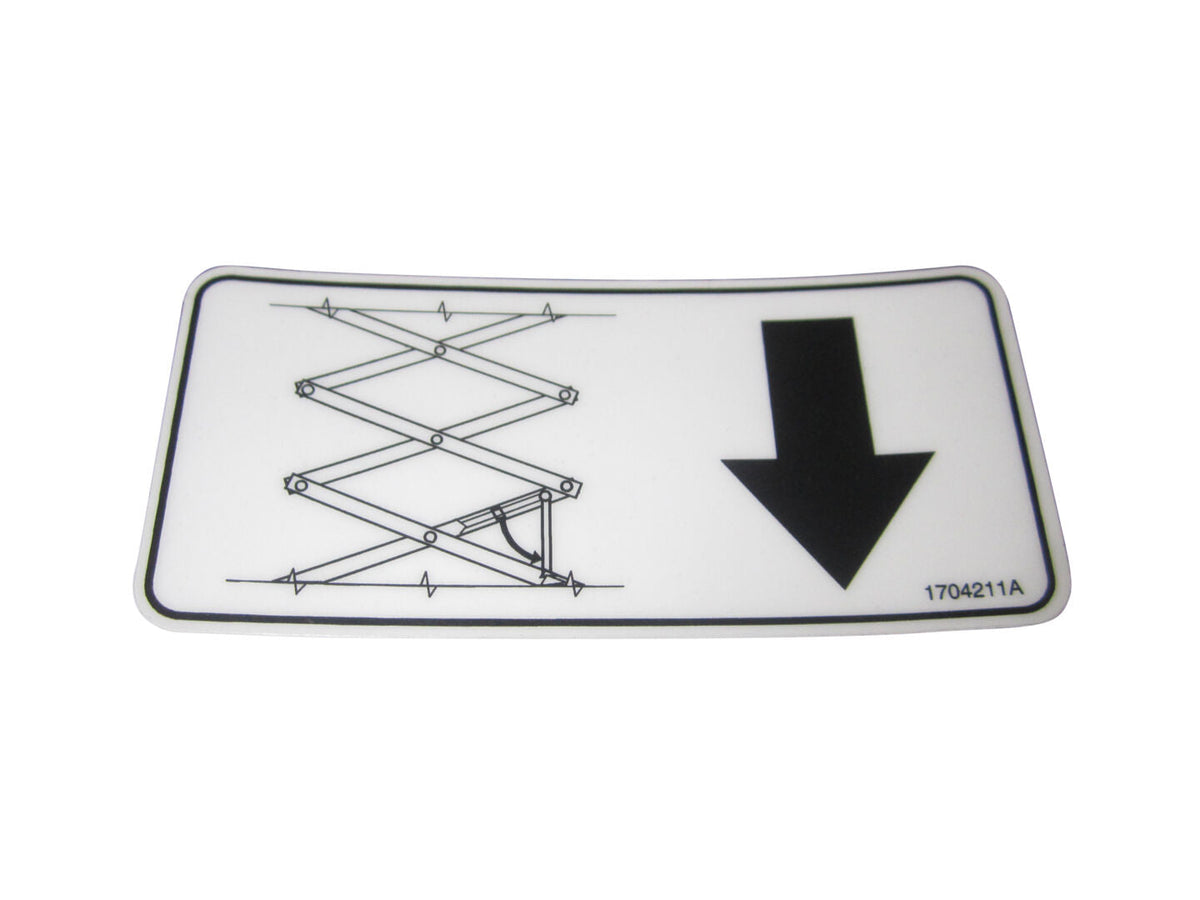 1704211 Decal, Wide Safety Prop | JLG