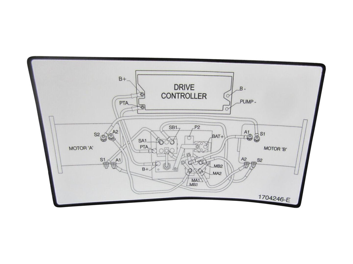 1704246 Decal, Wiring Diagram | JLG