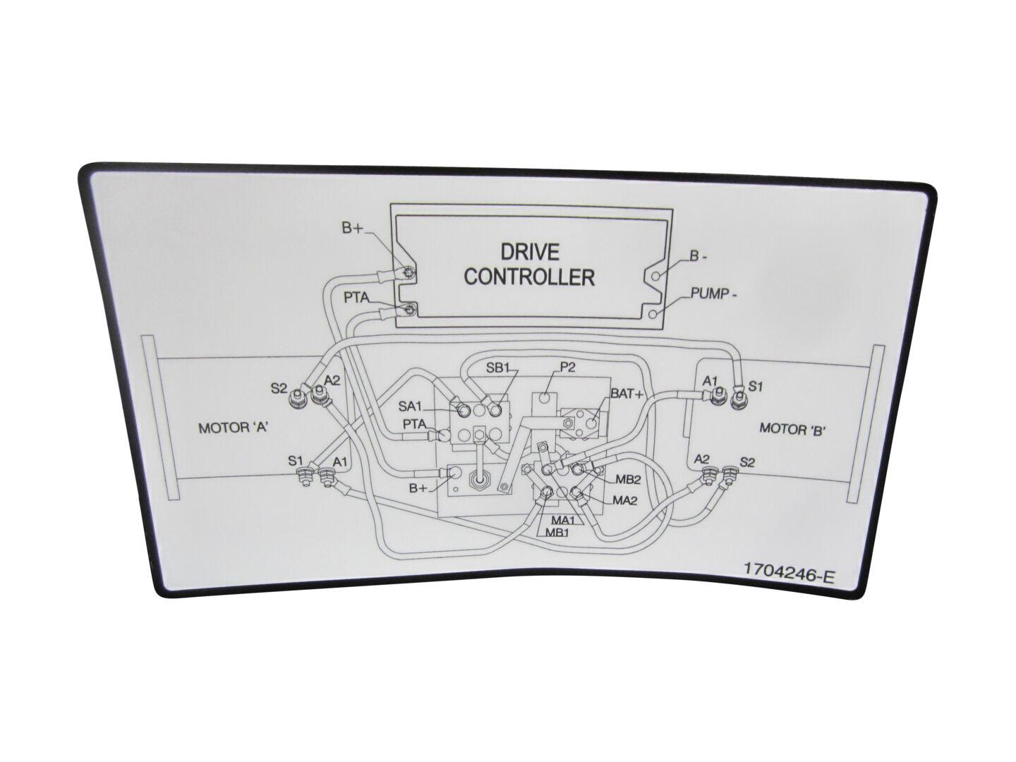 1704246 Wiring Diagram Decal | JLG